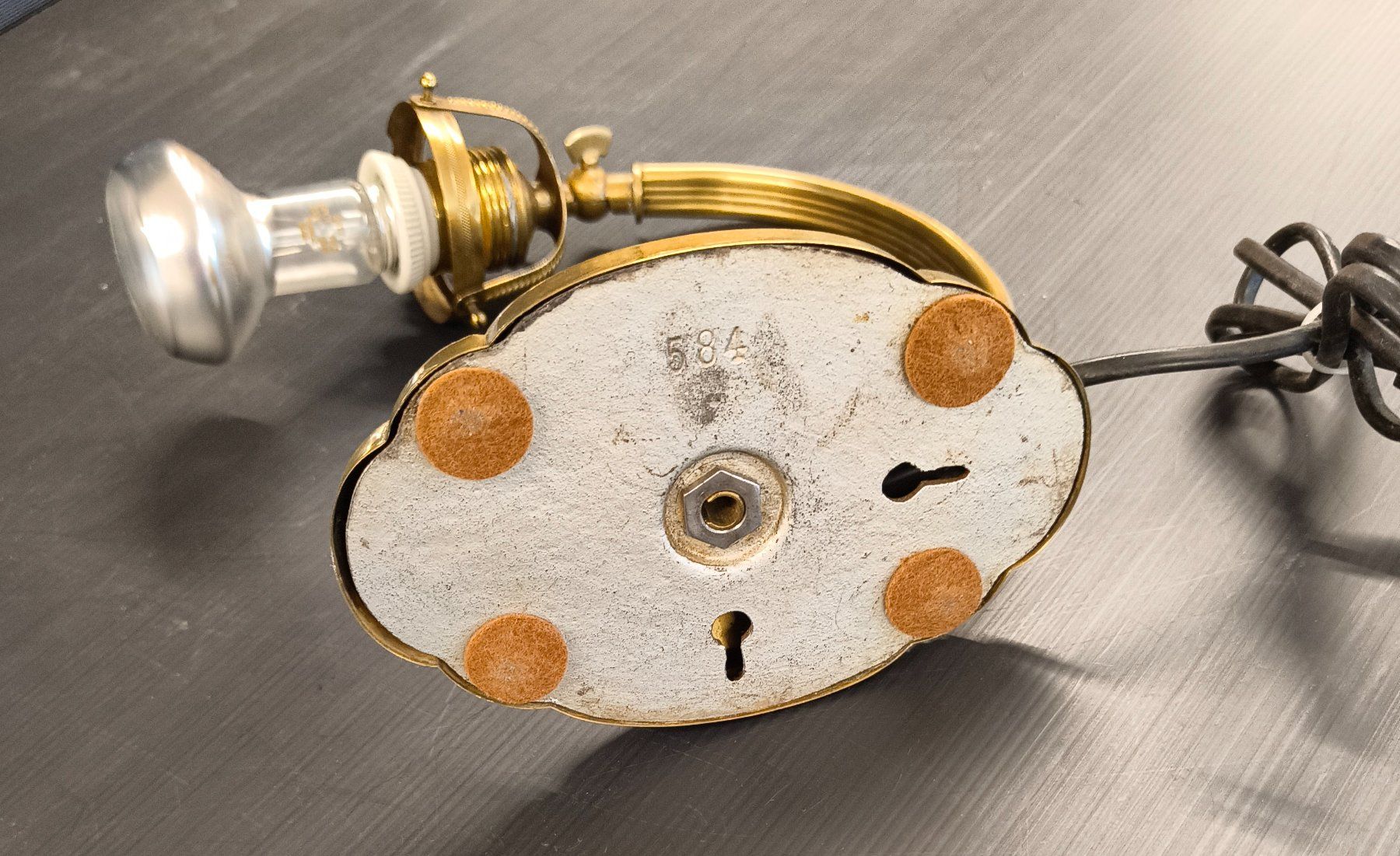 Lampen: goldene Wandleuchte – Gebraucht aus Basel von bk_brockibasel 3