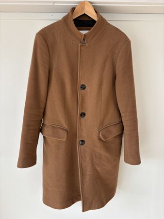 Zara Wool Blend Coat, Size M