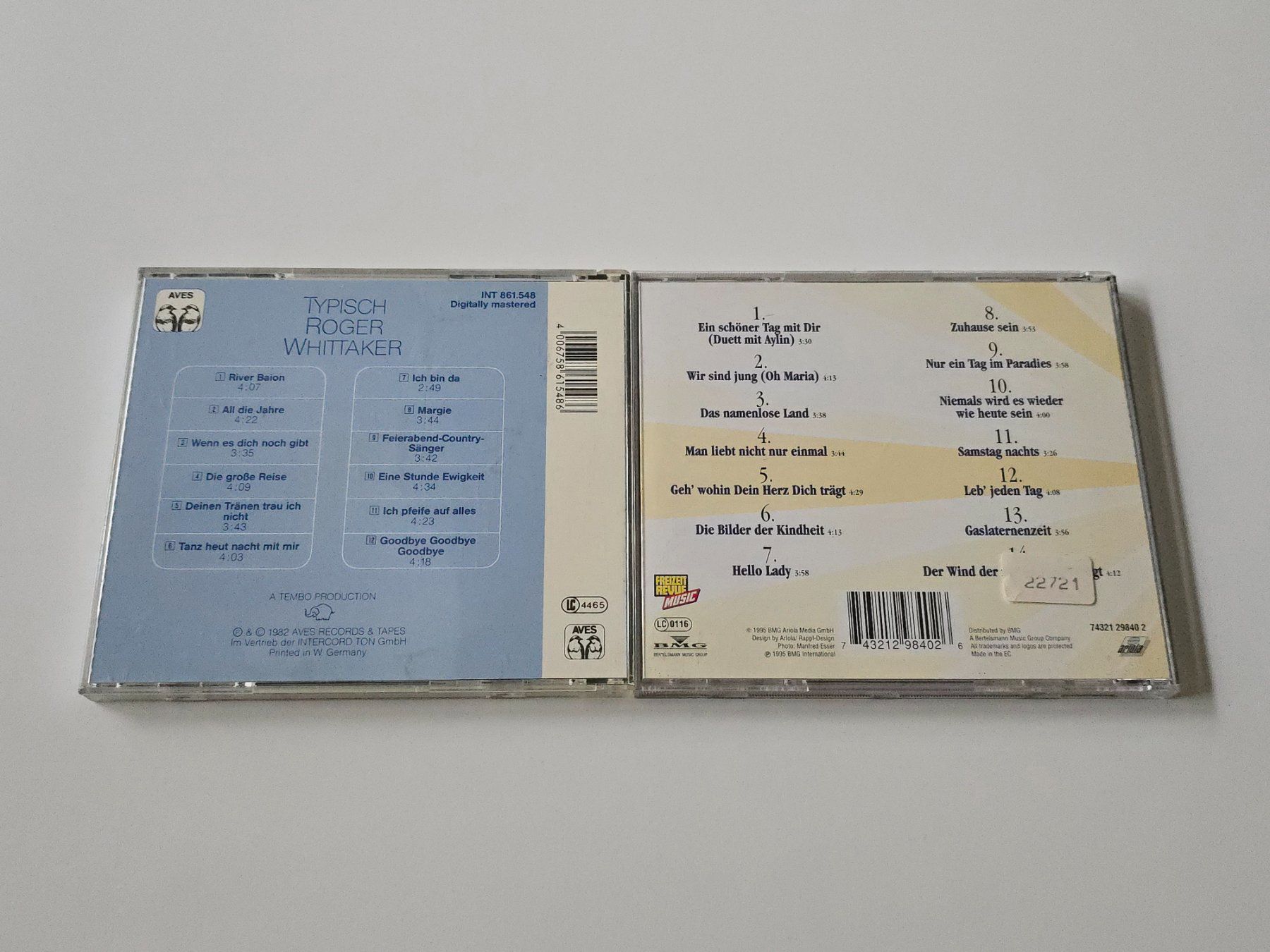 CD: 2 CD Roger Whittaker – Usato da Dättlikon venduto da Wundertuete_ 1