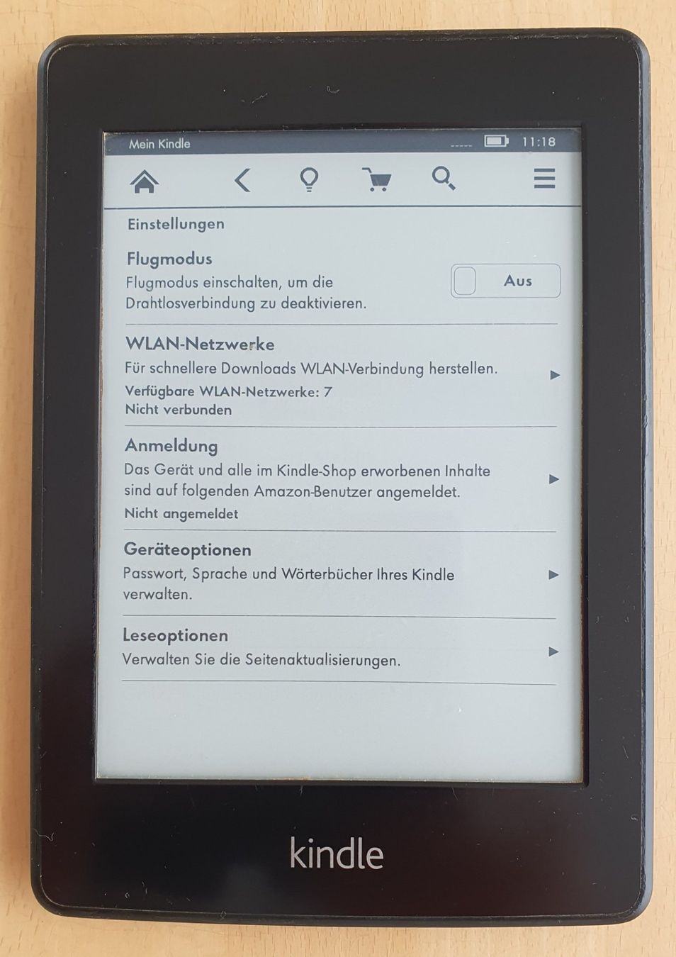 Amazon Tablet PC: Amazon Kindle Paperwhite 5.Generation (2012) E-Book Reader – Usato da Rüti ZH venduto da Noldisax 1