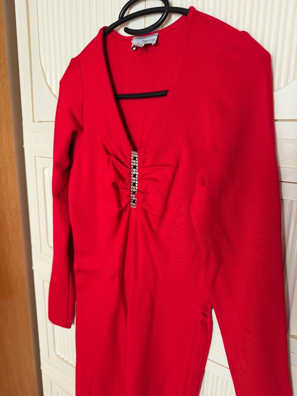 Heine Vestiti: Kleid rot Grösse 36 Heine mit Schmucksteinen – Nuovo (secondo la descrizione) da Brunnenthal venduto da Eco07 1