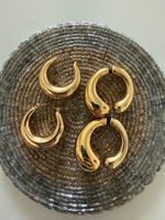Kreolen Modeschmuck von Mango, 2 Paare