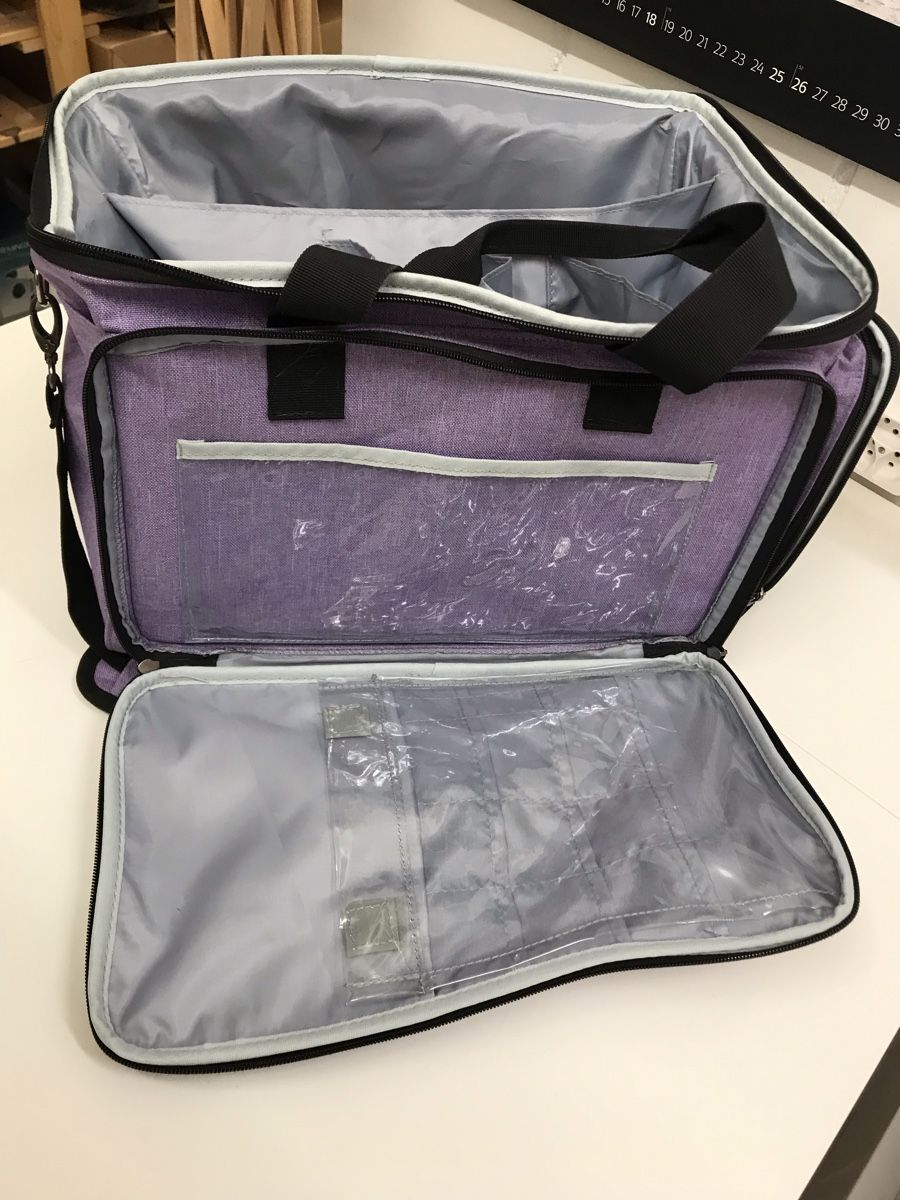 Borse: Stricktasche mit vielen Fächern/Unterteilungen – Usato da Neuenhof venduto da SiWiKel