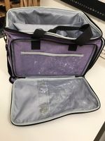 Stricktasche mit vielen Fächern/Unterteilungen