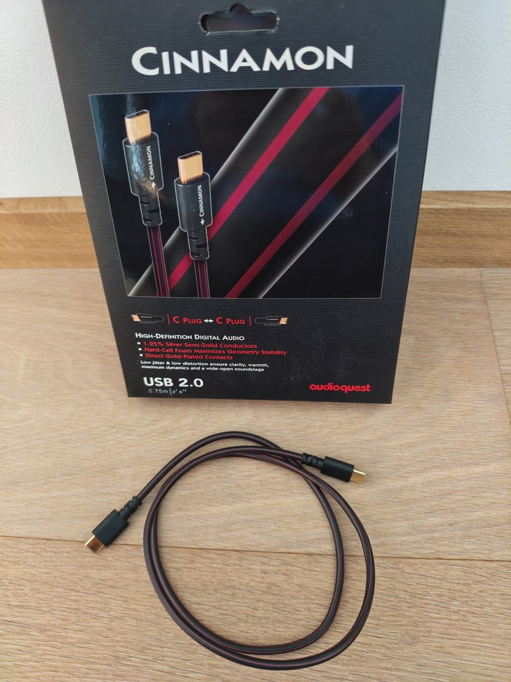 AudioQuest Cavi: Audioquest Cinnamon Kabel, USB C zu USB C, 0.75m – Nuovo (secondo la descrizione) da Immensee venduto da Pelab