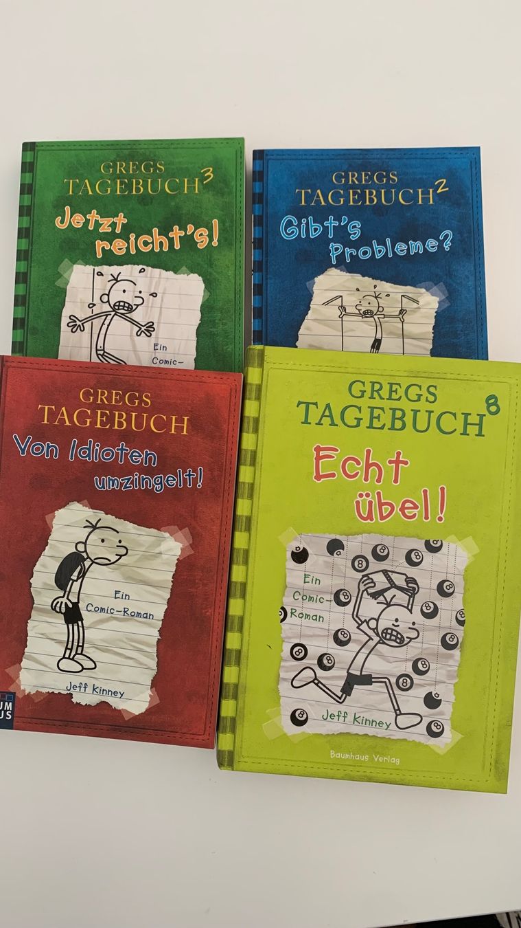 Libri: 4 Bücher Gregs Tagebuch – Usato da Wettingen venduto da Green183 2