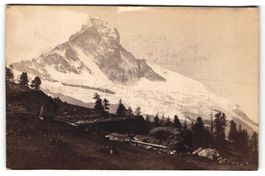 Fotografie Zermatt, Blick zum Matterhorn