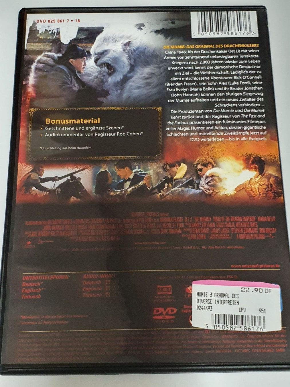 Tutti i DVDs: Die Mumie - Grabmal Drachenkaisers DVD – Usato da Oberdorf BL venduto da BaldenEagle 3