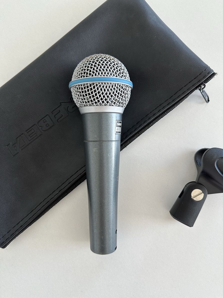 Shure Microfoni: Shure Beta 58A Mikrofon + XLR Kabel, Pop-Filter - GRATIS – Usato da Oberuzwil venduto da PreownedAllure 5