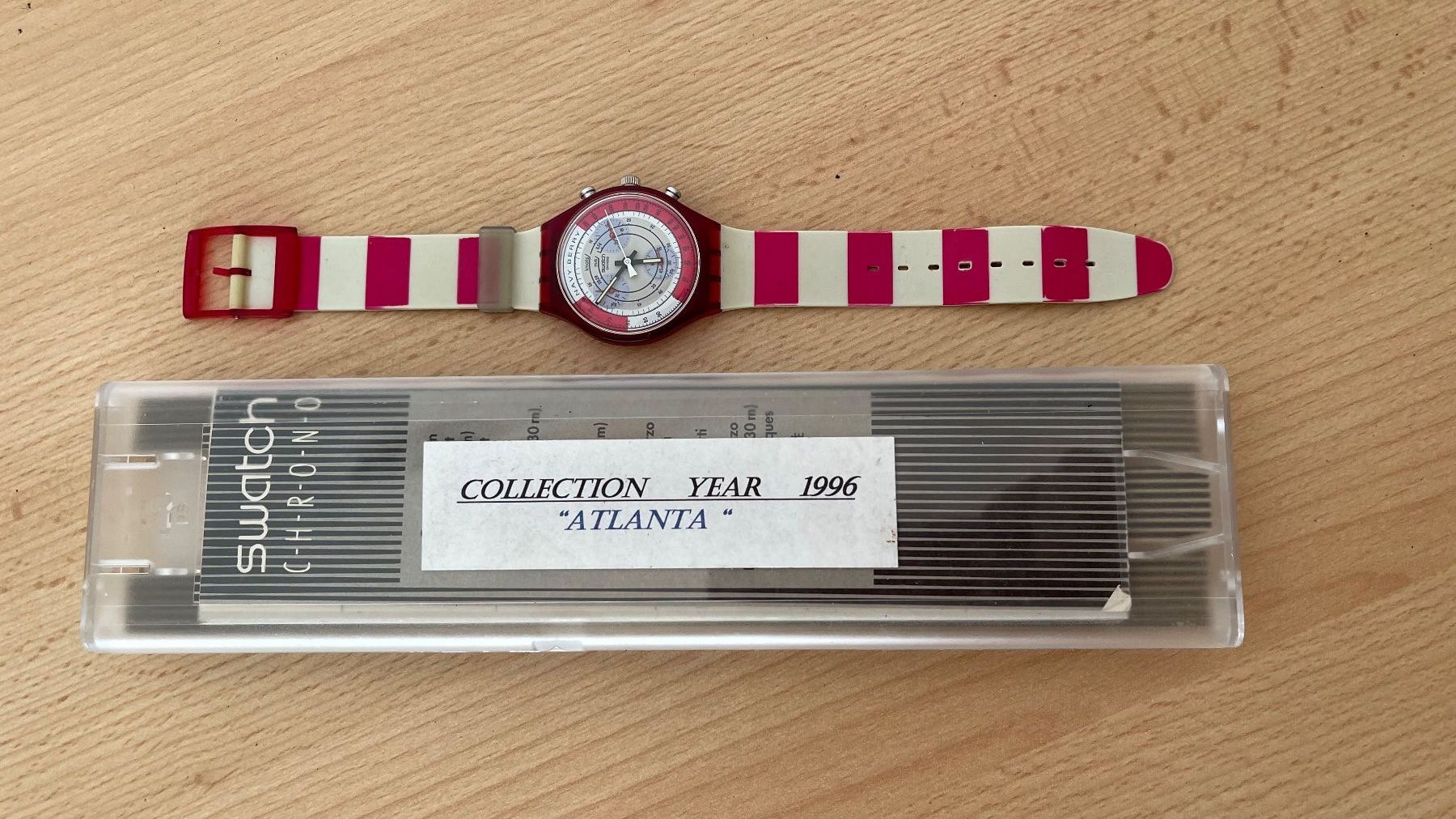 Swatch Orologi: SWATCH NAVY BERRY UHR 1996 – Usato da Kölliken venduto da Prscoo 3