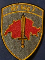 Militar Polizei Badge MP reg 3 Original neu