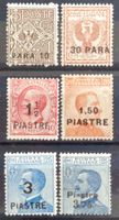 LEVANTE: 6 francobolli * degli anni 1921–23