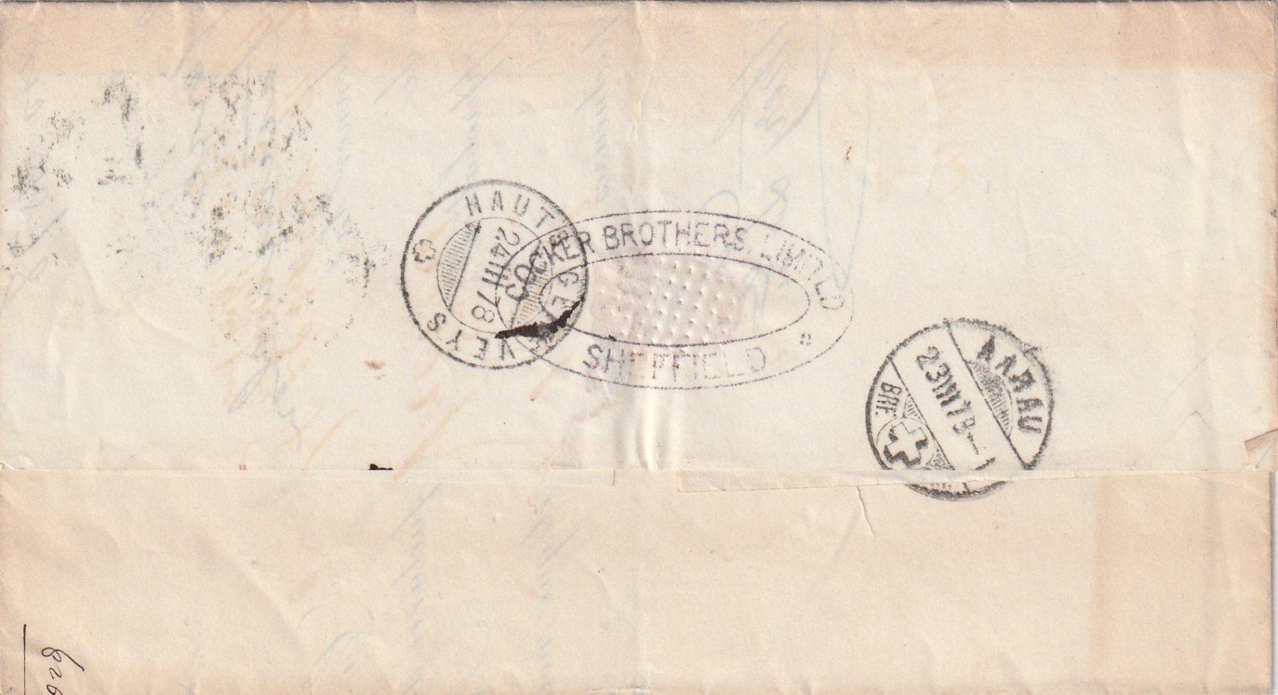 Tous les timbres: England Mi. Nr. 47 auf Brief – D'occasion à Rorschacherberg par fratovi2 1