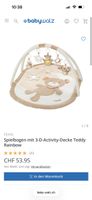Spielbogen mit Decke Teddy Rainbow top Zustand