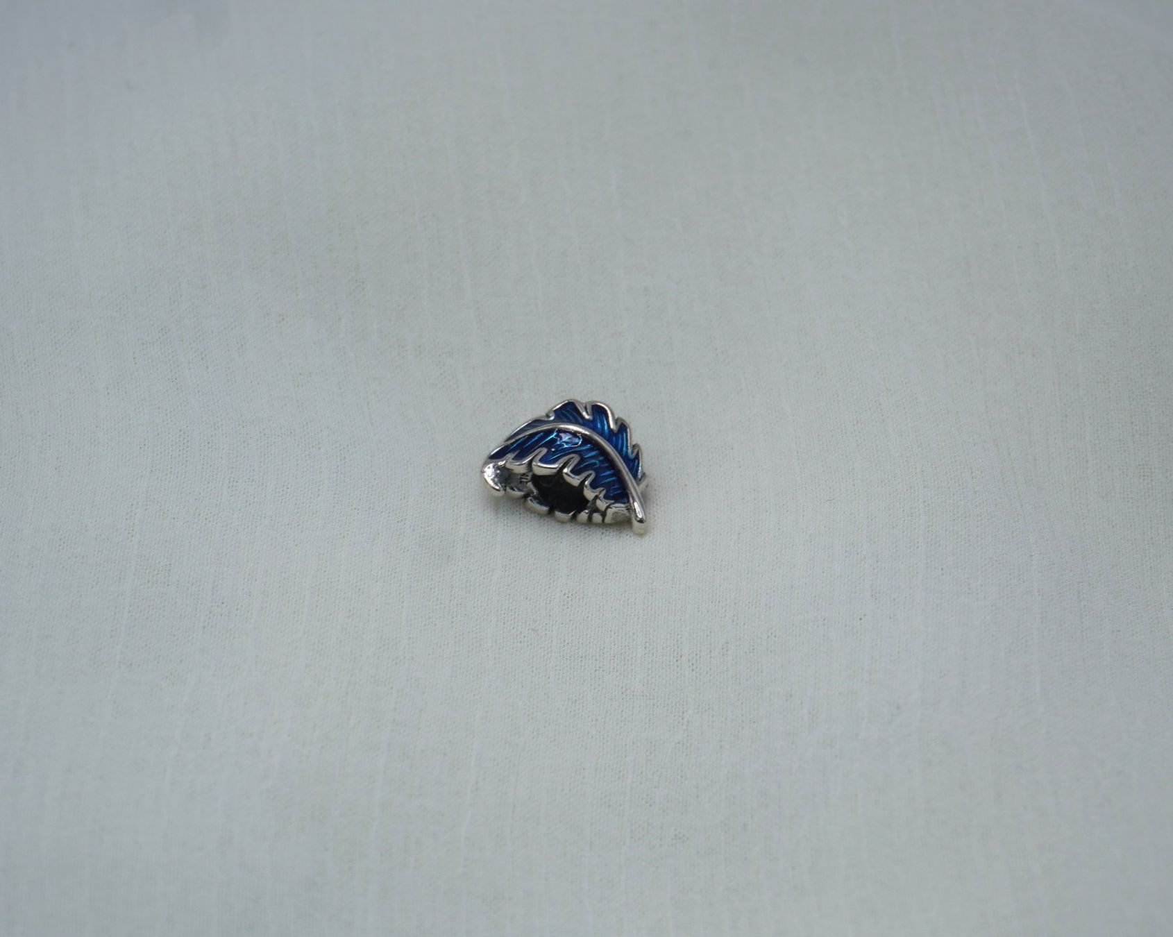 Ciondoli: Charm "blaue Feder" zu Pandora Silber 925 – Nuovo (secondo la descrizione) da Niederbüren venduto da Fidi5 4