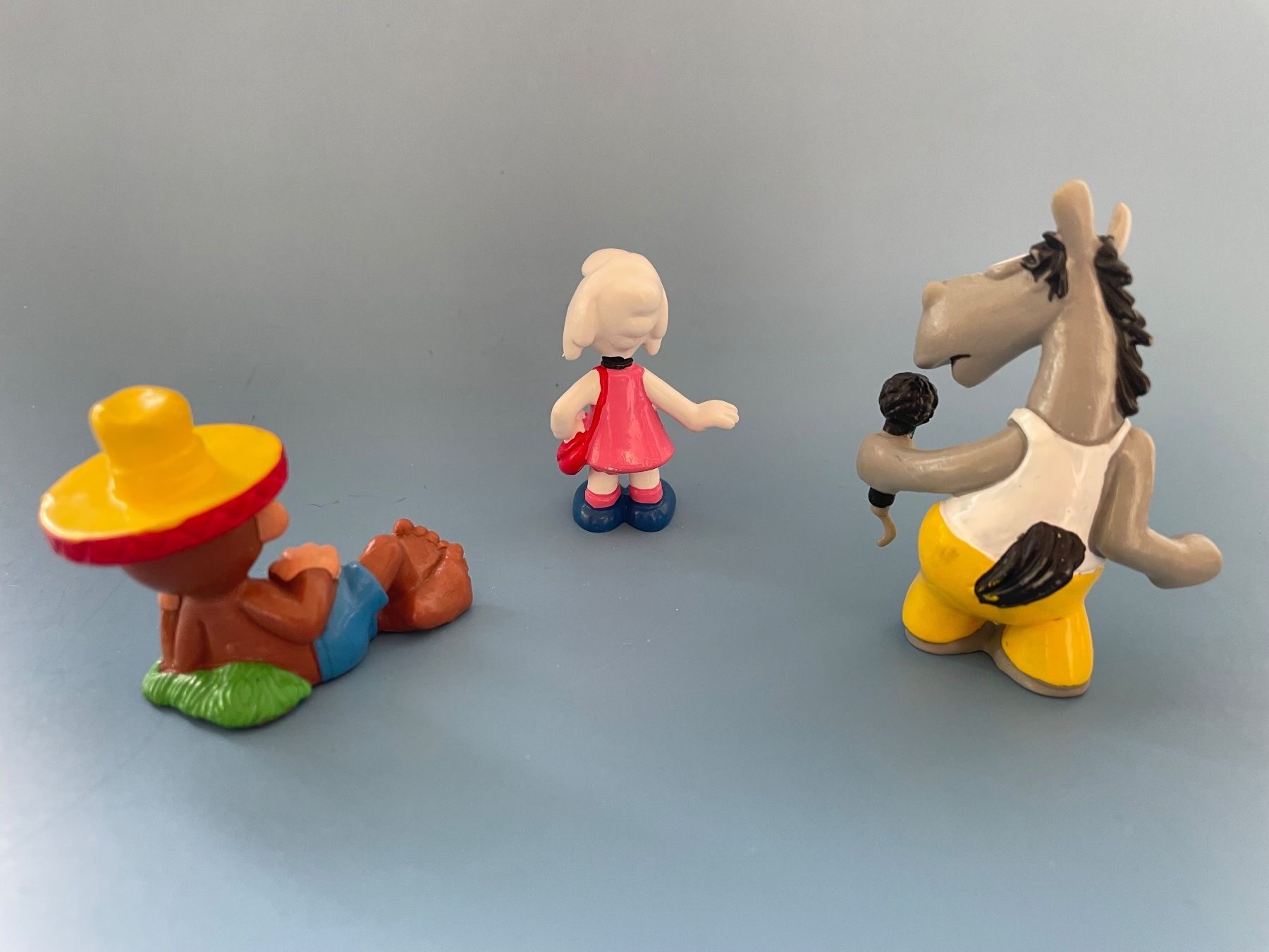 Bullyland Statuette: 3x Äffle Pferdle & Schlabbinsche Stuttgart Figur 80er Bully – Usato da Gossau SG venduto da entwederoder 1