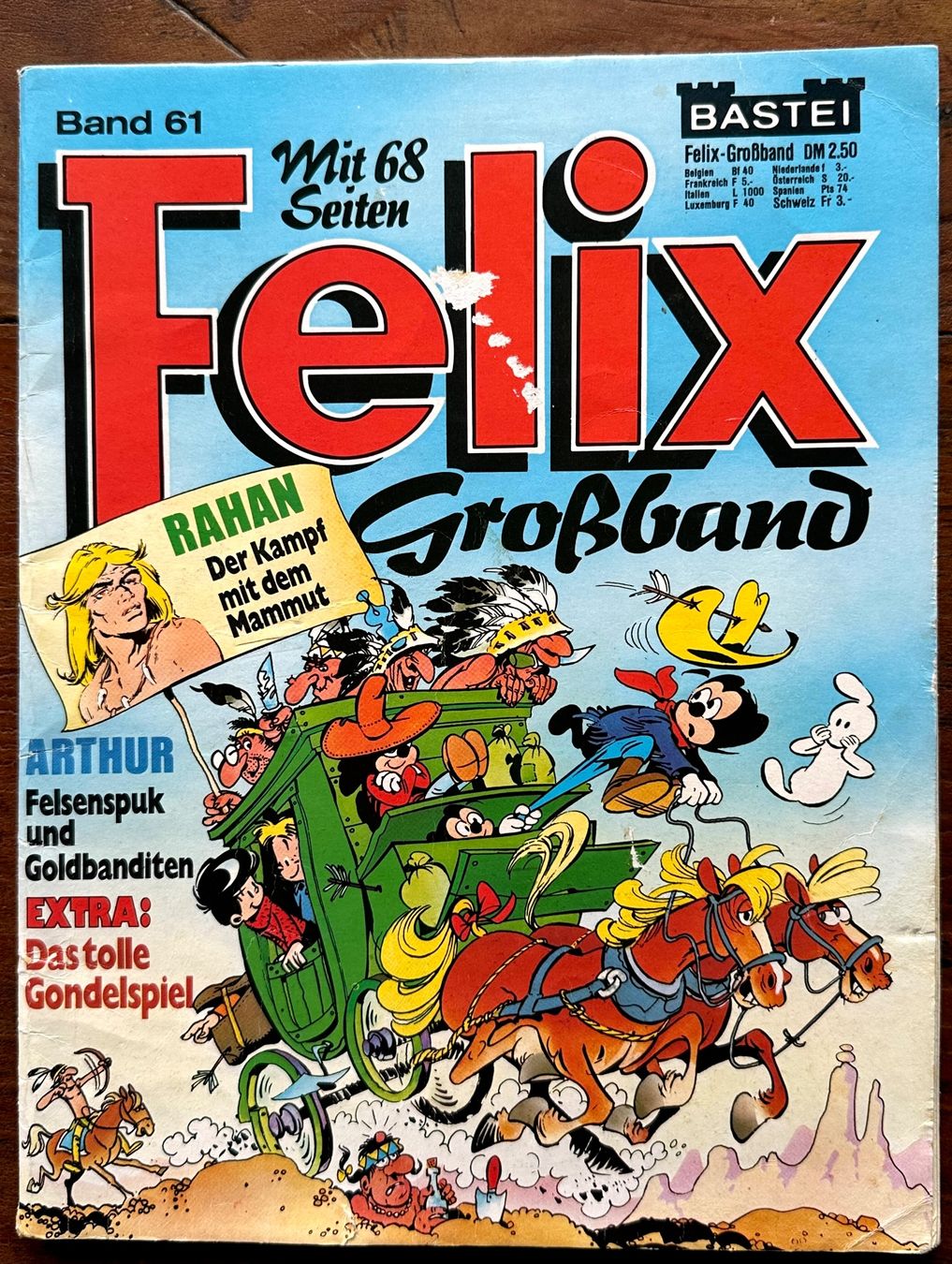 Fumetti: Felix Nr. 61 Grossband, hunderte alte Comics ab 1.- – Usato da Seltisberg venduto da quadartswiss