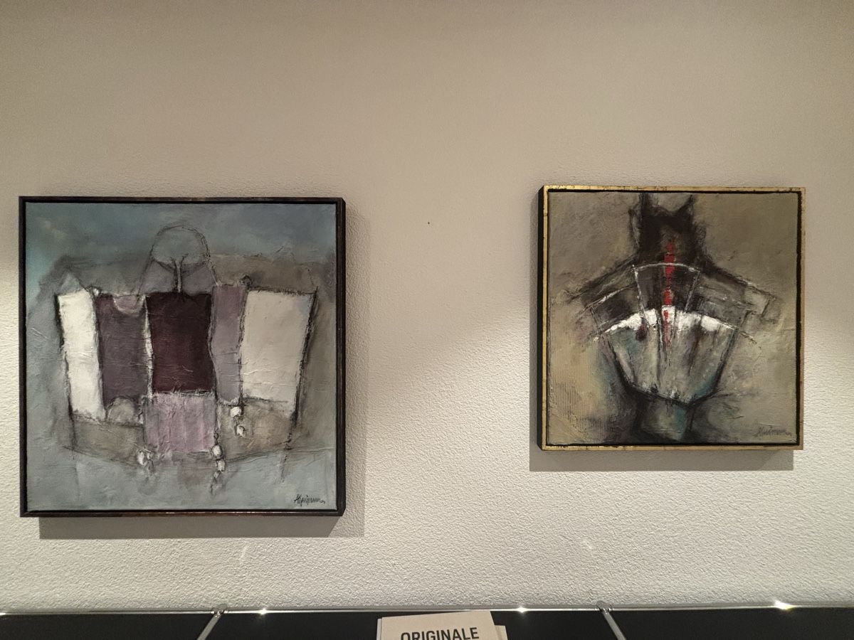 Dipinti: 2 Gemälde Bilder von Kaufmann mit Rahmen Kunst – Usato da Wollerau venduto da Loli-04