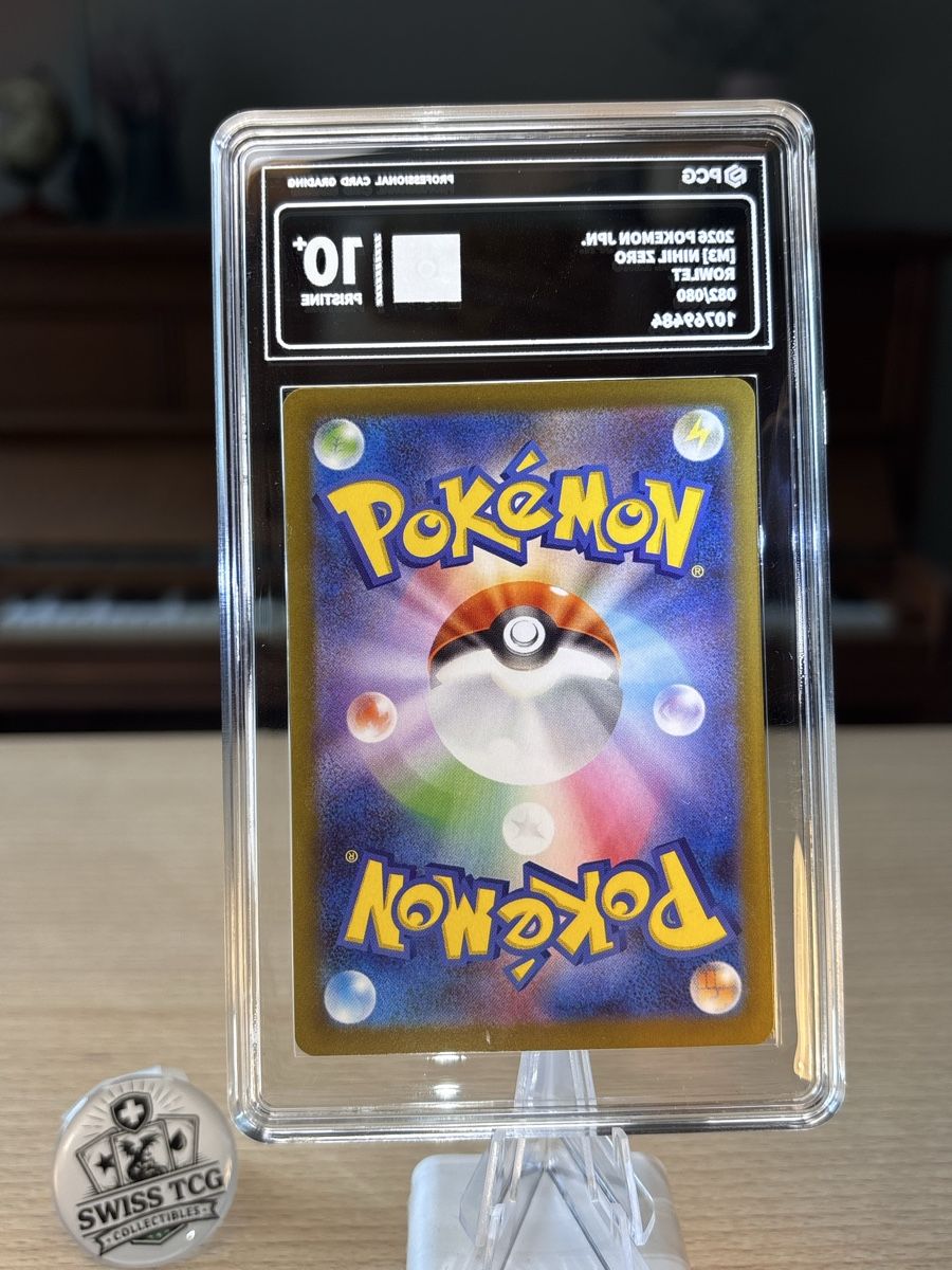 Pokémon Sammelbilder & Trading cards: Pokemon Rowlet 082/080 AR Graded 10 – Neu (gemäss Beschreibung) aus Liebefeld von Swiss-TCG 1