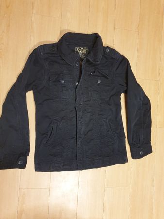 Scotch and & Soda Herren Jacke, Grösse M Schwarz Vintage Sty