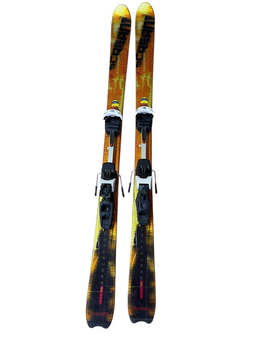 Salomon Sci: Salomon Ski  160cm mit Freeride Bindung-M – Usato da Murten venduto da Ski-Outlet
