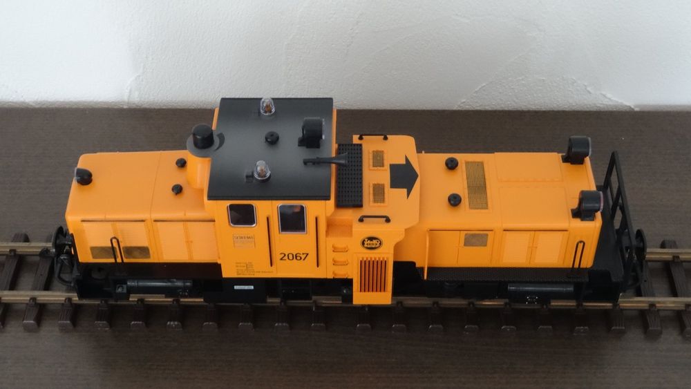 LGB 2067, 20670, Schienenreinigungslok, Orange, Analog (Neu (gemäss ...