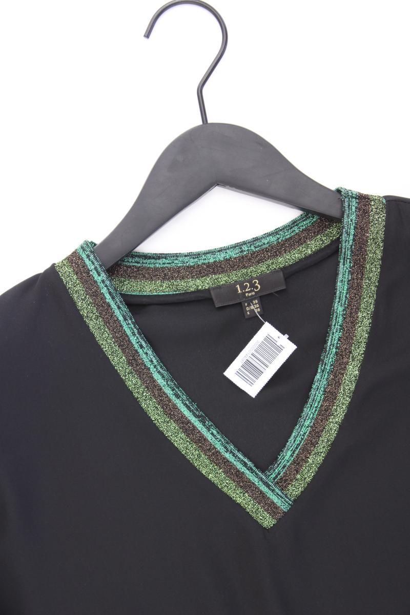Blusen: 1.2.3 Paris Langarmbluse Gr. 34 schwarz – Neu (gemäss Beschreibung) aus Neustadt an der Waldnaab von SecondLifeFashion 1