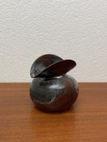 Vintage Muschel Öffnung Studio Keramik Vase kl. Blumenvase