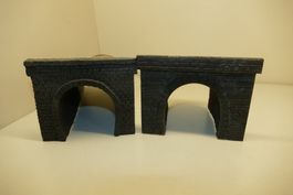 Spur H0: 2xTunnelportal 1-gleisig