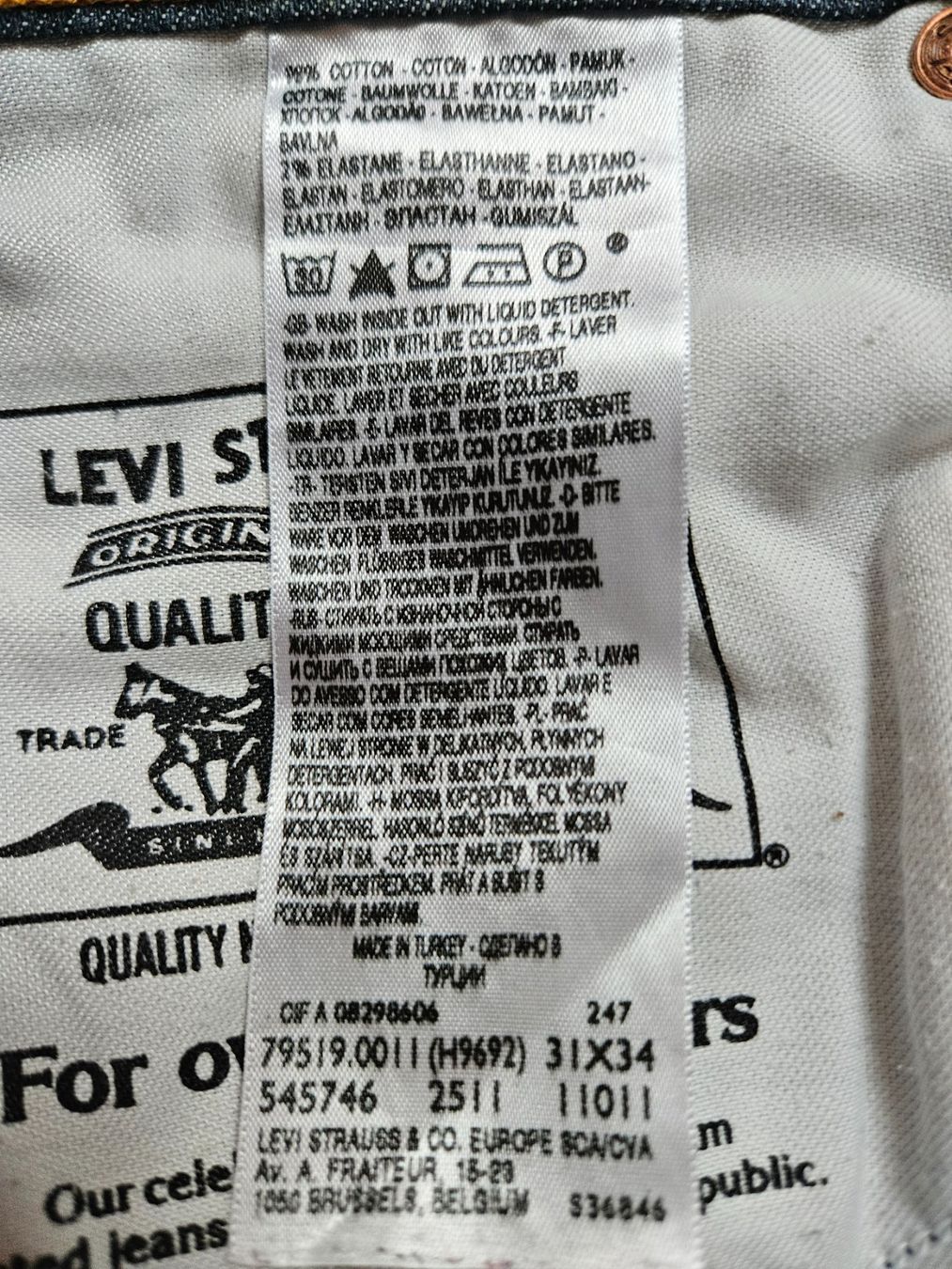Levi's Jeans: Levis Jeans 31 x 34 – Gebraucht aus Tann von Pepiino 7