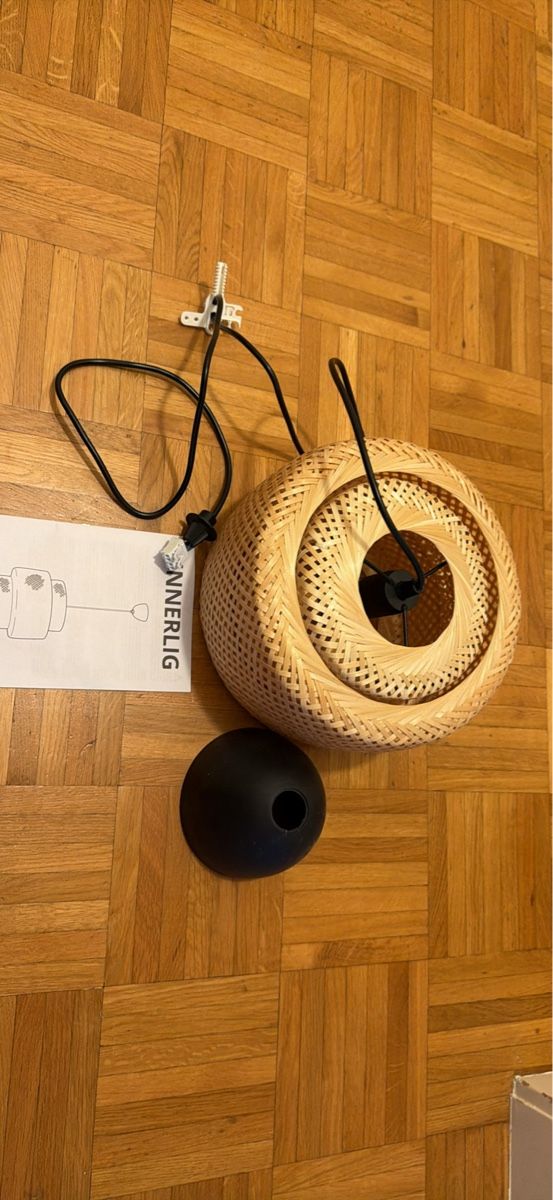 Ikea Lampadari & plafoniere: Ikea Sinnerlig bamboo Lampe NEU – Nuovo e nell'imballaggio originale da Dällikon venduto da YOTECH