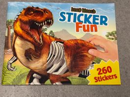 Livre dinosaure stickers fun neuf