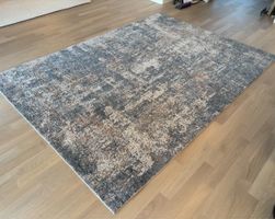 Teppich, 230 × 160 cm, grau/beige