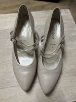 Elegante Gabor Sacchetto Pumps Gr. 4 beige, Gr. 37