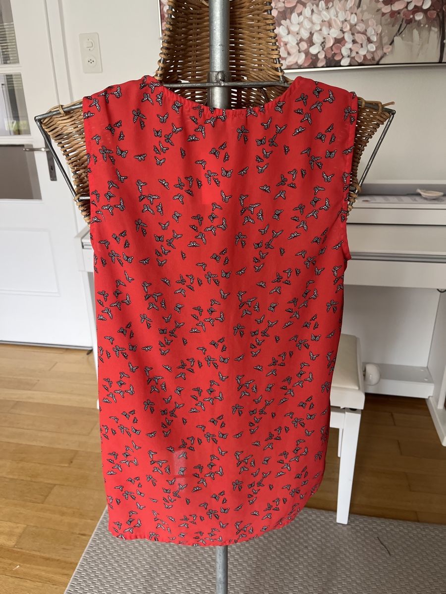 Primark Camicette: Top mit Schmetterlingen von Primark, 38 – Usato da Solothurn venduto da Bobesch08 4