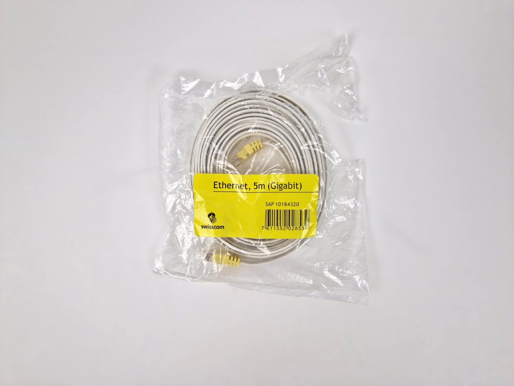 Swisscom Cavi: Swisscom RJ45 Ethernet Kabel, 5 Meter, Weiss – Nuovo (secondo la descrizione) da Basel venduto da Restwert_Basel