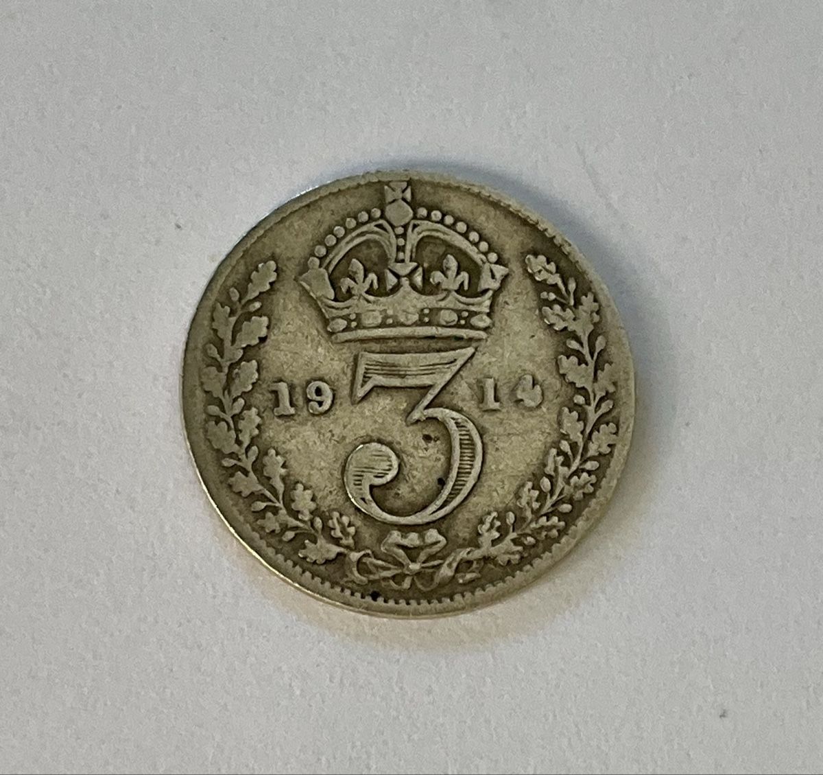 Toutes les monnaies: 3 Pence 1914, Silber – D'occasion à schlieren par Retton