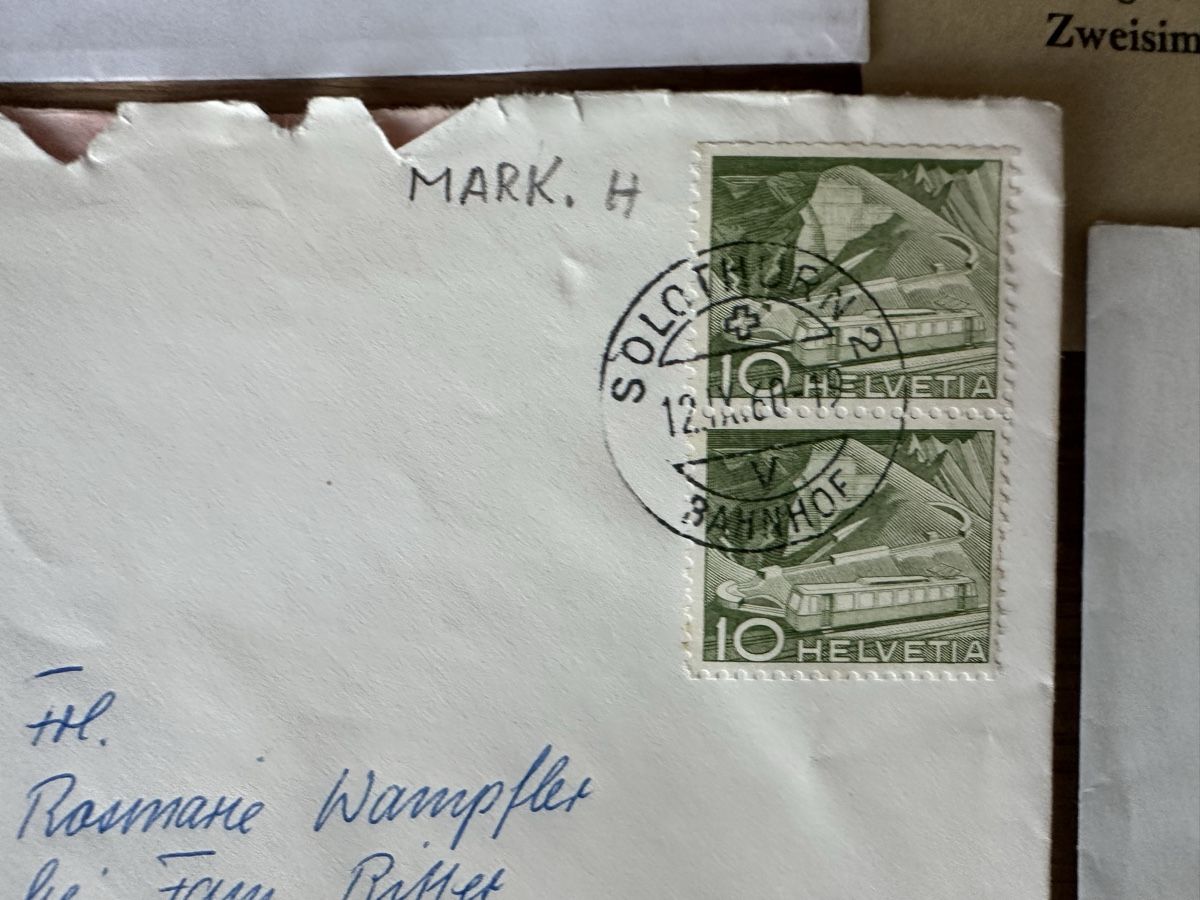 Alle Briefmarken: Schweiz - Befarfsbriefe mit Abart  – Gebraucht aus Schmitten / FR von Samsara169 5