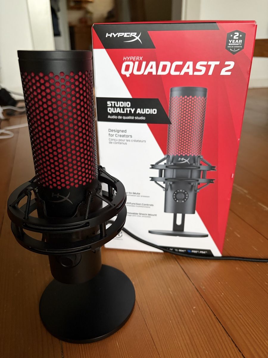 Hyperx Mikrofone: HyperX Quadcast 2 USB-Mikrophon  – Neu (gemäss Beschreibung) aus Inkwil von RetrOhyeah_Schweiz 1