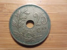 Münze Belgien 1921