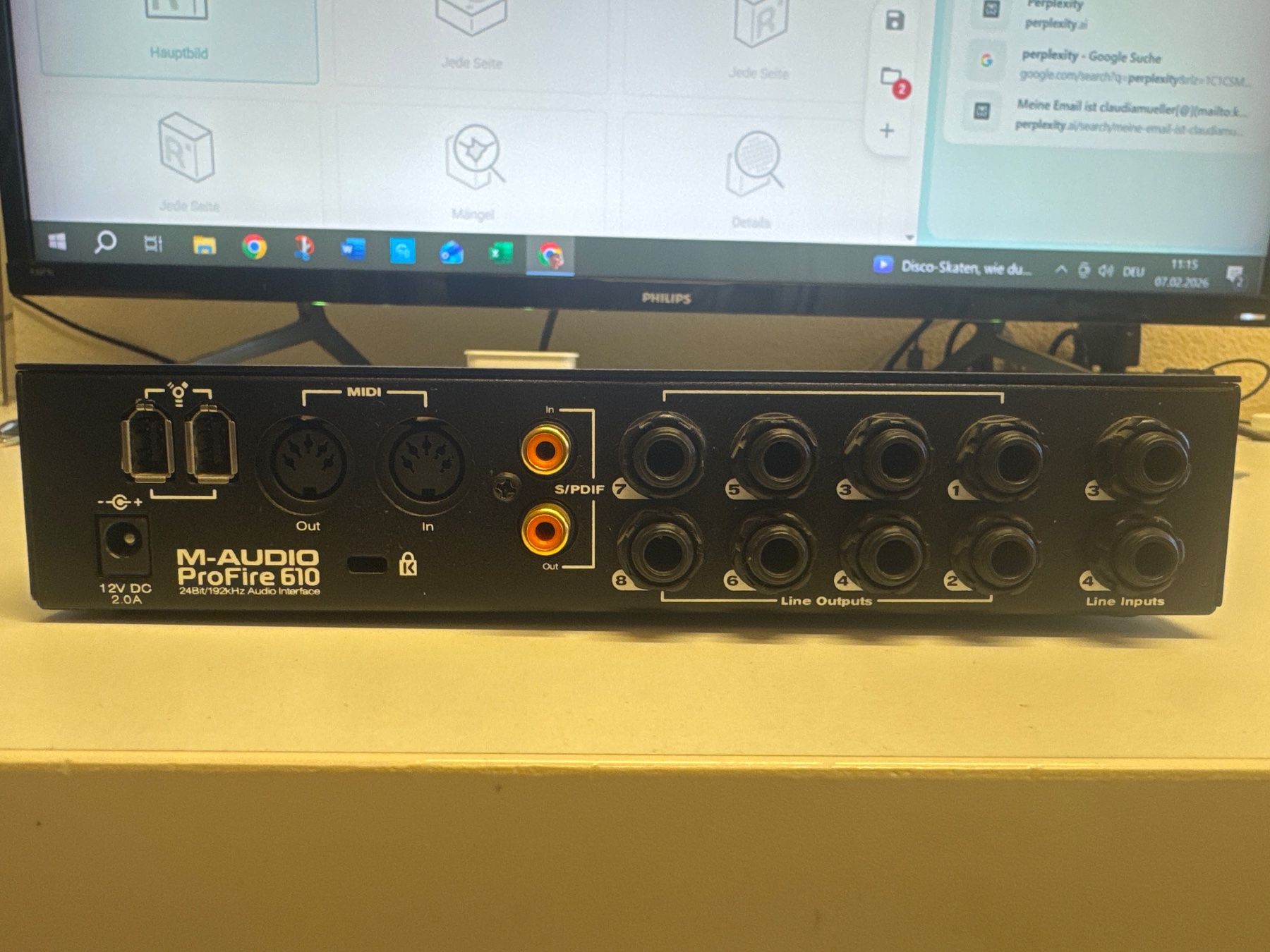 M-Audio Registratori: M-AUDIO ProFire 160 – Usato da Knutwil venduto da Clabrey 2