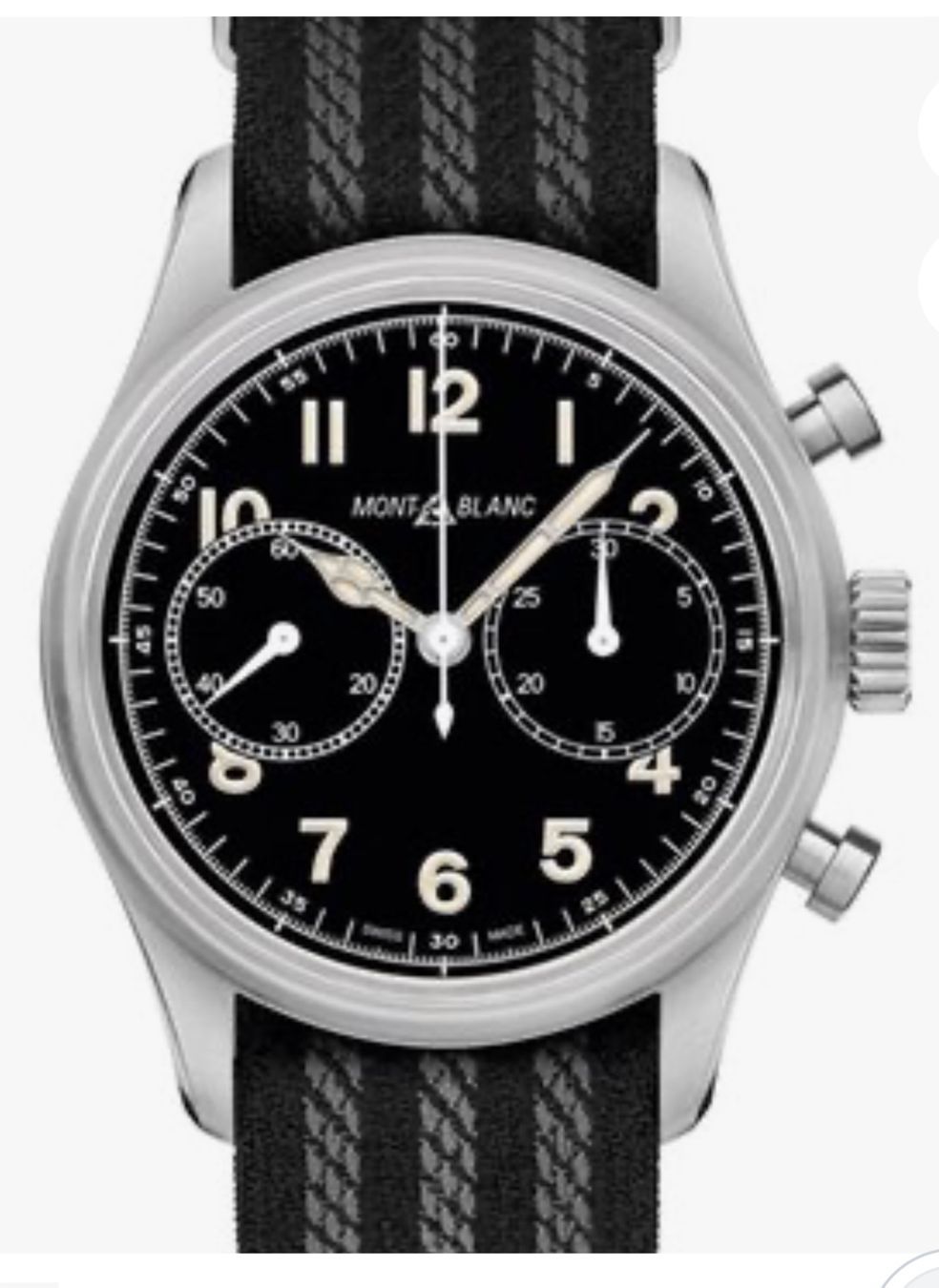 Montblanc Orologi: Montblanc 1858 Automatic Chronograph Ref 117835 VP 4200.- – Nuovo e nell'imballaggio originale da Embrach venduto da Canderau 8