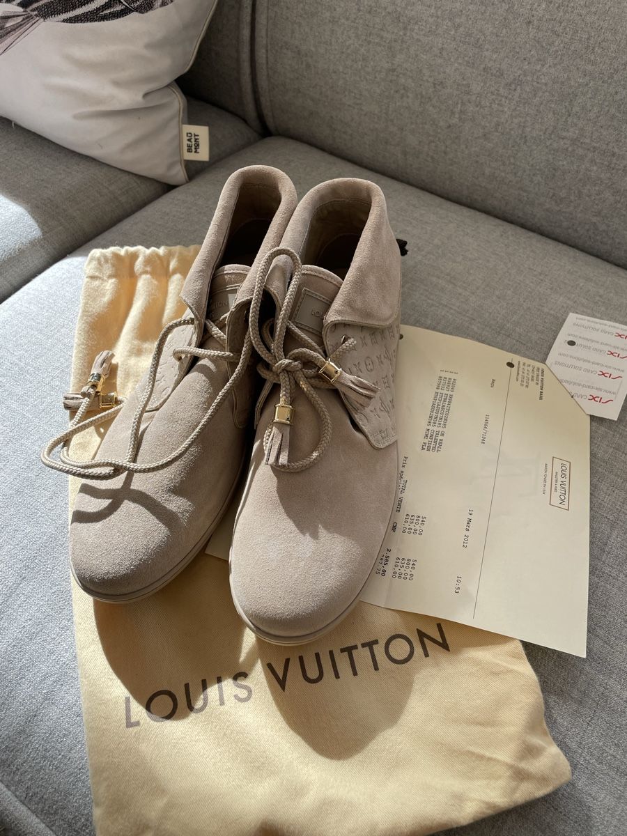 Louis Vuitton Scarpe da donna: Louis Vuitton suede sneaker size 38.5 – Nuovo e nell'imballaggio originale da Cologny venduto da fab_ez 6