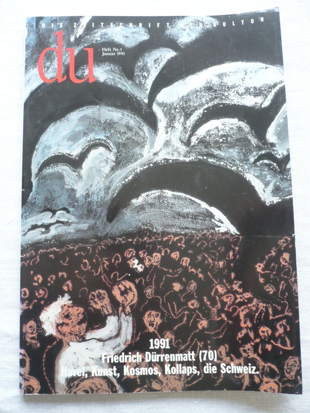 Riviste & Magazine: DU Nr. 1/1991  Friedrich Dürrenmatt – Usato da Zürich venduto da saltandpepper008