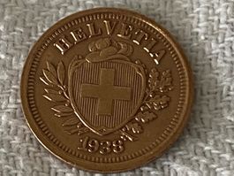 1 centime/rappen 1938