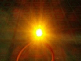 LED SMD 3528 gelb, 2/12V verkabelt