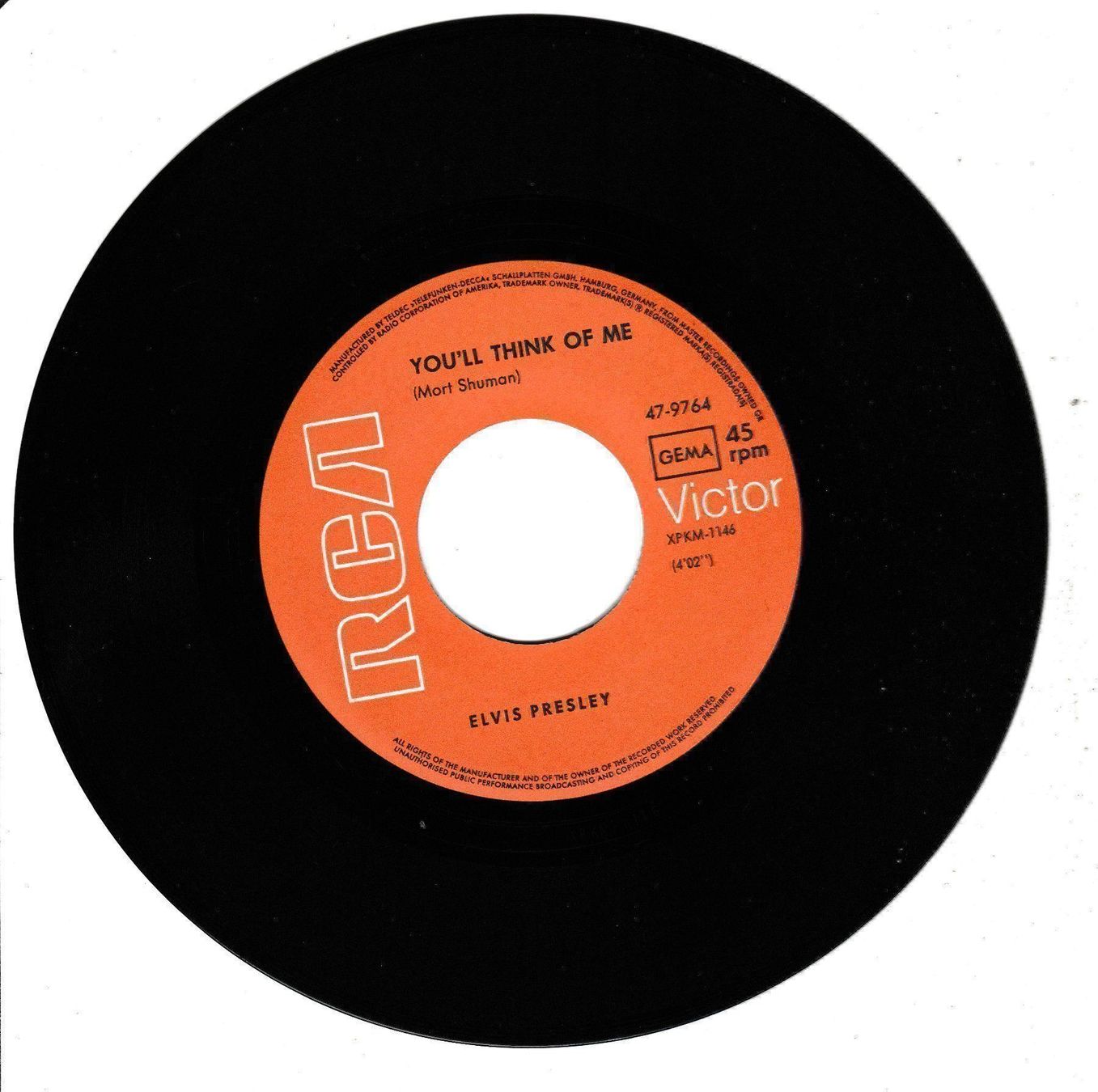 Dischi in vinile: Elvis Presley - Suspicious Minds 7" Vinyl 1969 – Usato da Tübach venduto da JamesStone 3