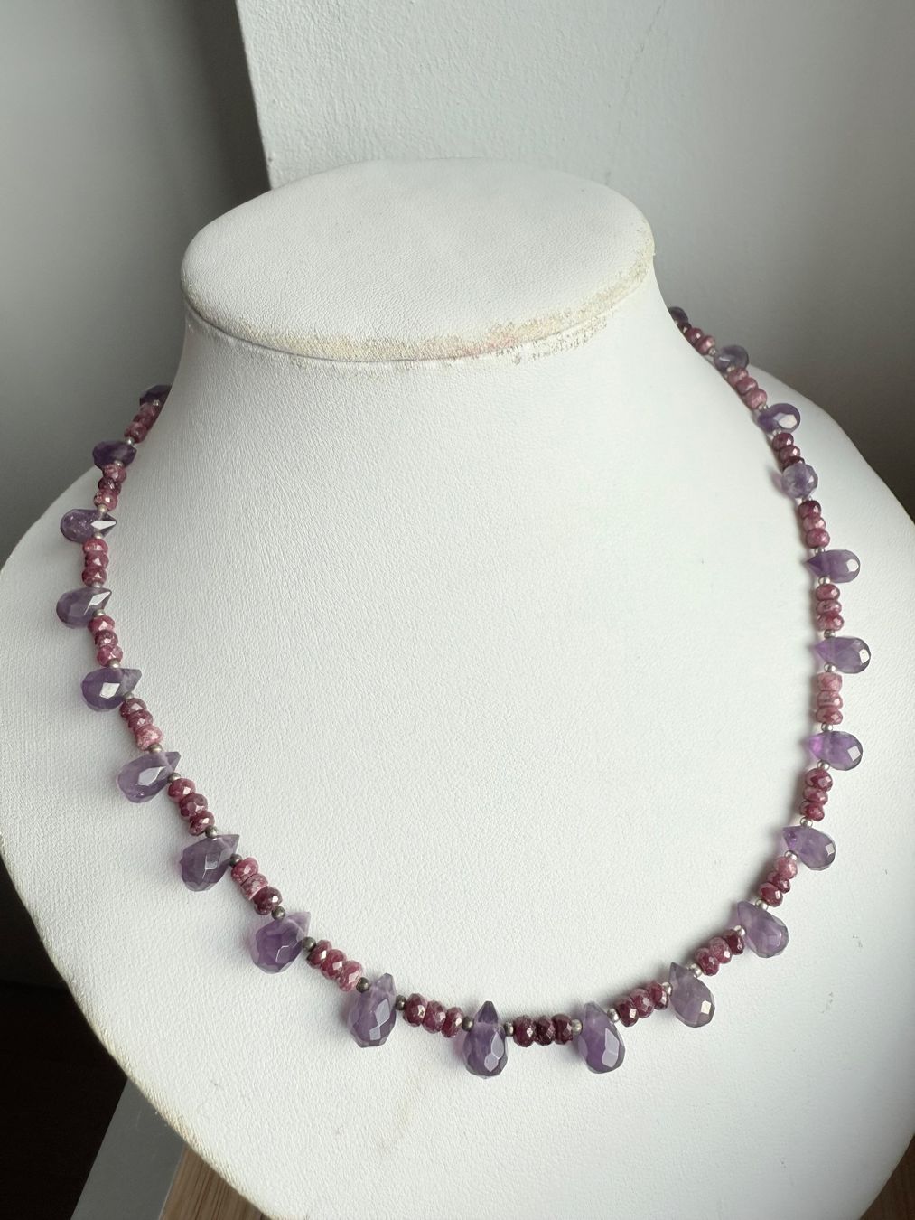 Ketten: RUBIN, AMETHYST COLLIER - UNIKAT! NEU! – Neu (gemäss Beschreibung) aus Basel von Chili007 6