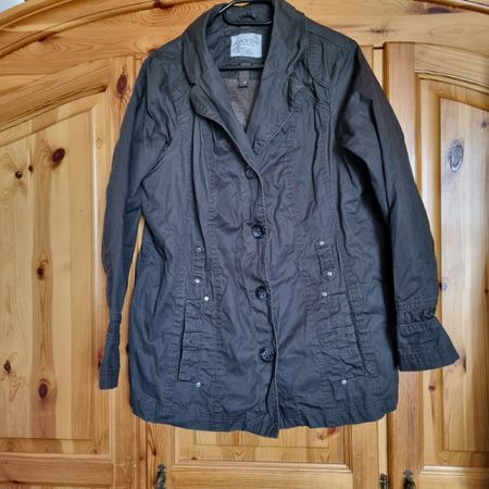 CANDA Jacke Khaki Grösse 44 Damen Parka Guter Zustand