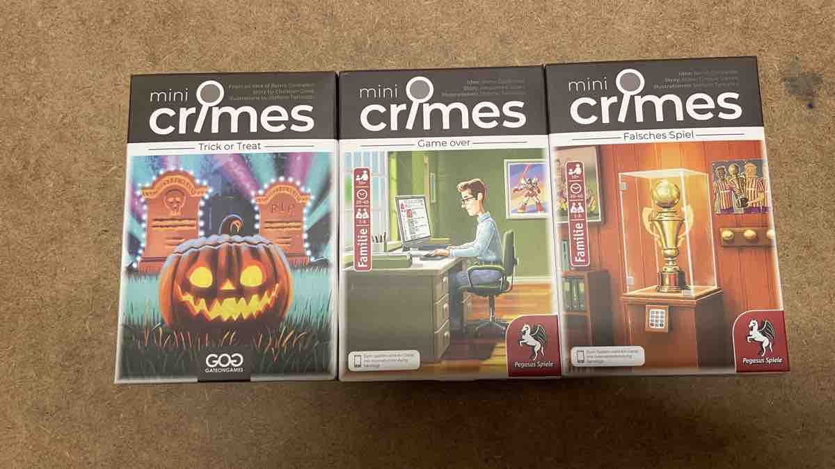 Giochi: 3x Mini Crimes Brettspiel neu – Usato da Therwil venduto da rubininio